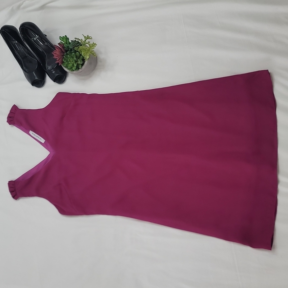 The Vanity Room fuchsia sleeveless dress sz XS - Picture 4 of 12